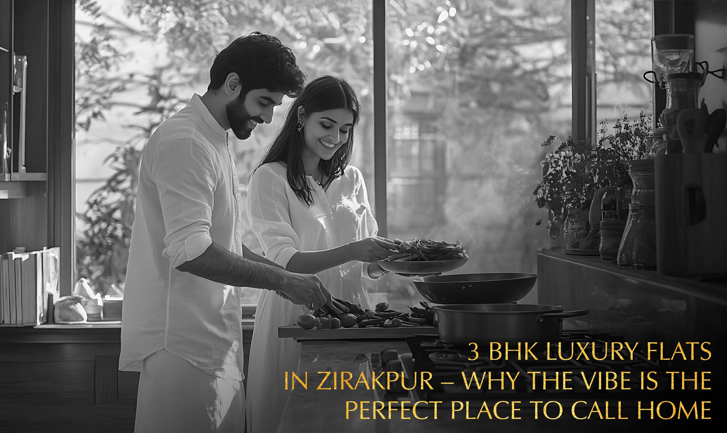 3BHK luxury flats in Zirakpur